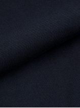 Cardigan Zippé Molleton Grande Taille Marine