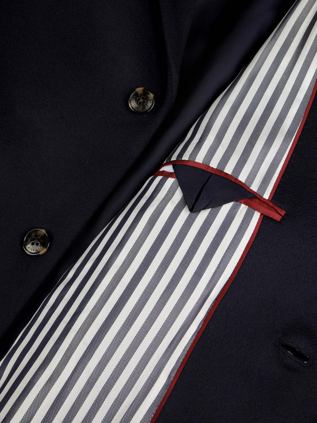 Manteau Col Tailleur Grande Taille Marine