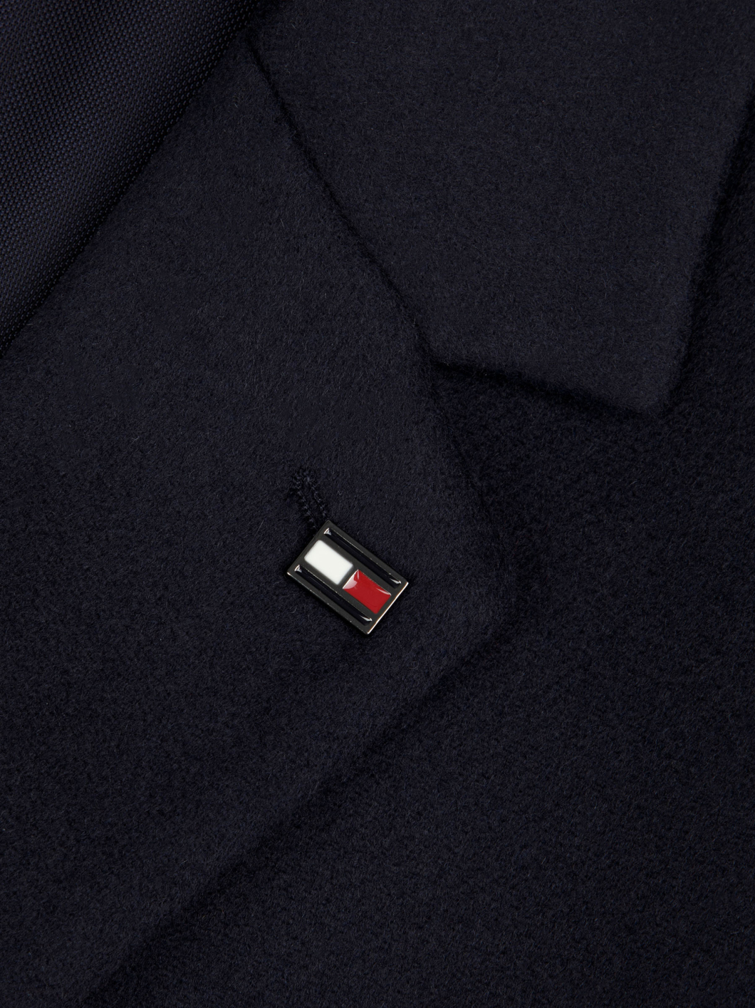 Manteau Col Tailleur Grande Taille Marine