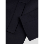 Manteau Col Tailleur Grande Taille Marine