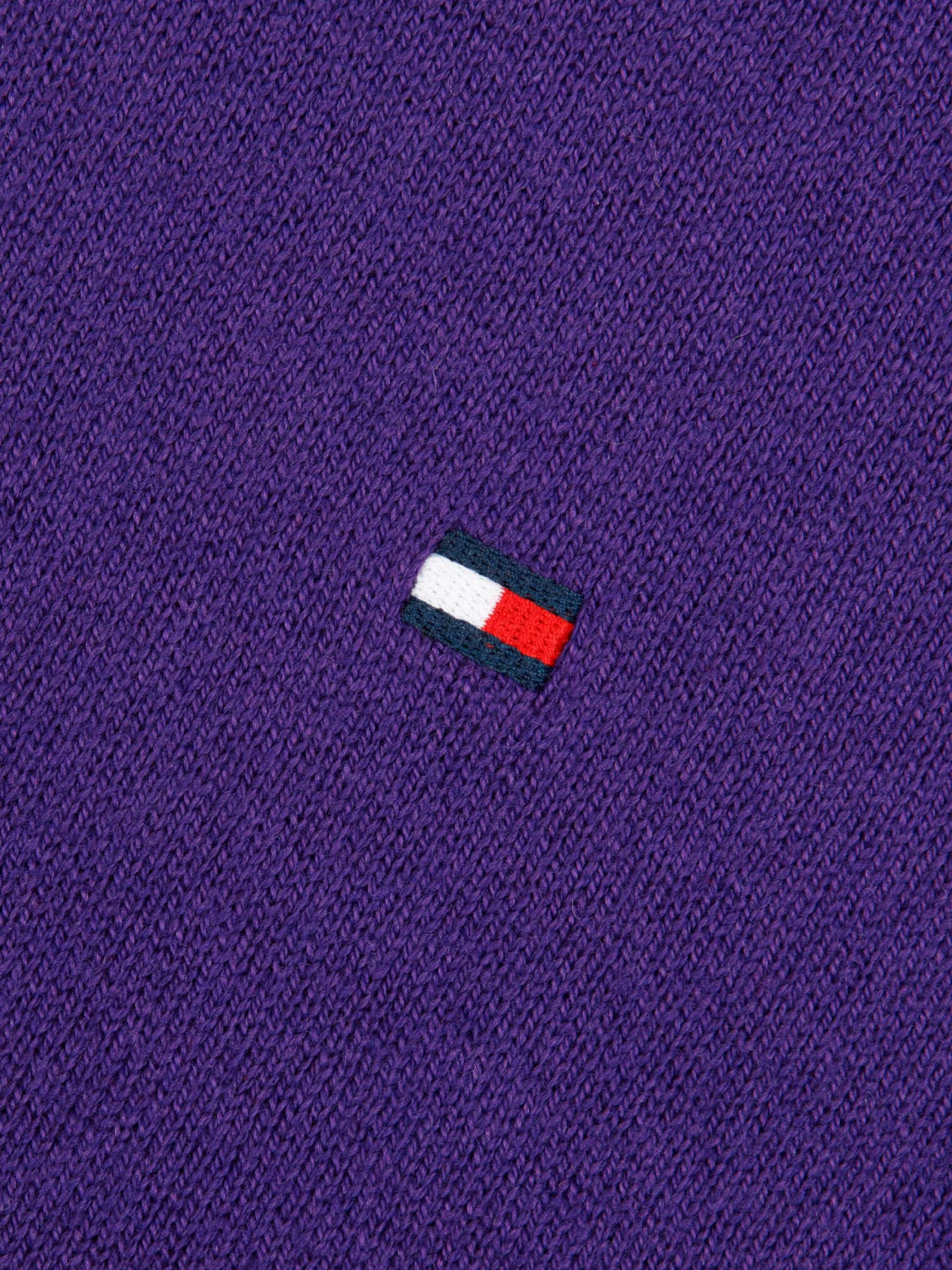 Pull Coton/Cachemire Col Polo Grande Taille Violet