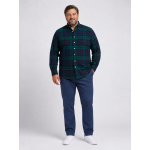 Chemise Oxford à Carreaux Grande Taille Bleue et Verte