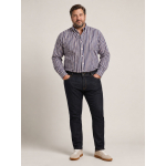 Chemise Rayée Ralph Grande Taille Bleue, Marron et Blanche