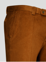 Pantalon Grant Velours Grande Taille Cognac