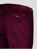 Pantalon Grant Velours Grande Taille Prune
