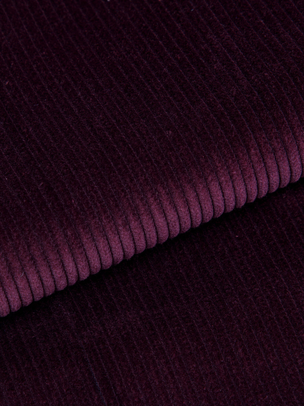 Pantalon Grant Velours Grande Taille Prune