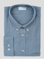 Chemise Ralph Bleue Chevrons Capel Grande Taille  homme grande taille - Capelstore
