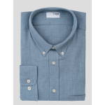 Chemise Ralph Bleue Chevrons Capel Grande Taille  homme grande taille - Capelstore