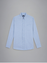 Chemise Flanelle Bleu Ciel Paul & Shark Grande Taille  homme grande taille - Capelstore
