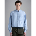 Chemise Flanelle Bleu Ciel Paul & Shark Grande Taille  homme grande taille - Capelstore