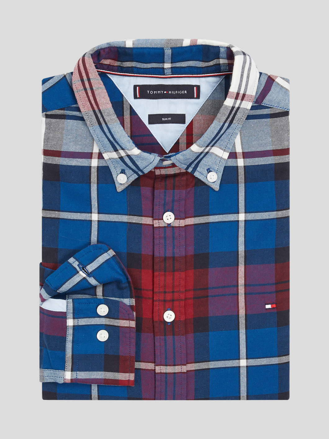 Chemise Carreaux Tommy Hilfiger Grande Taille  homme grande taille - Capelstore