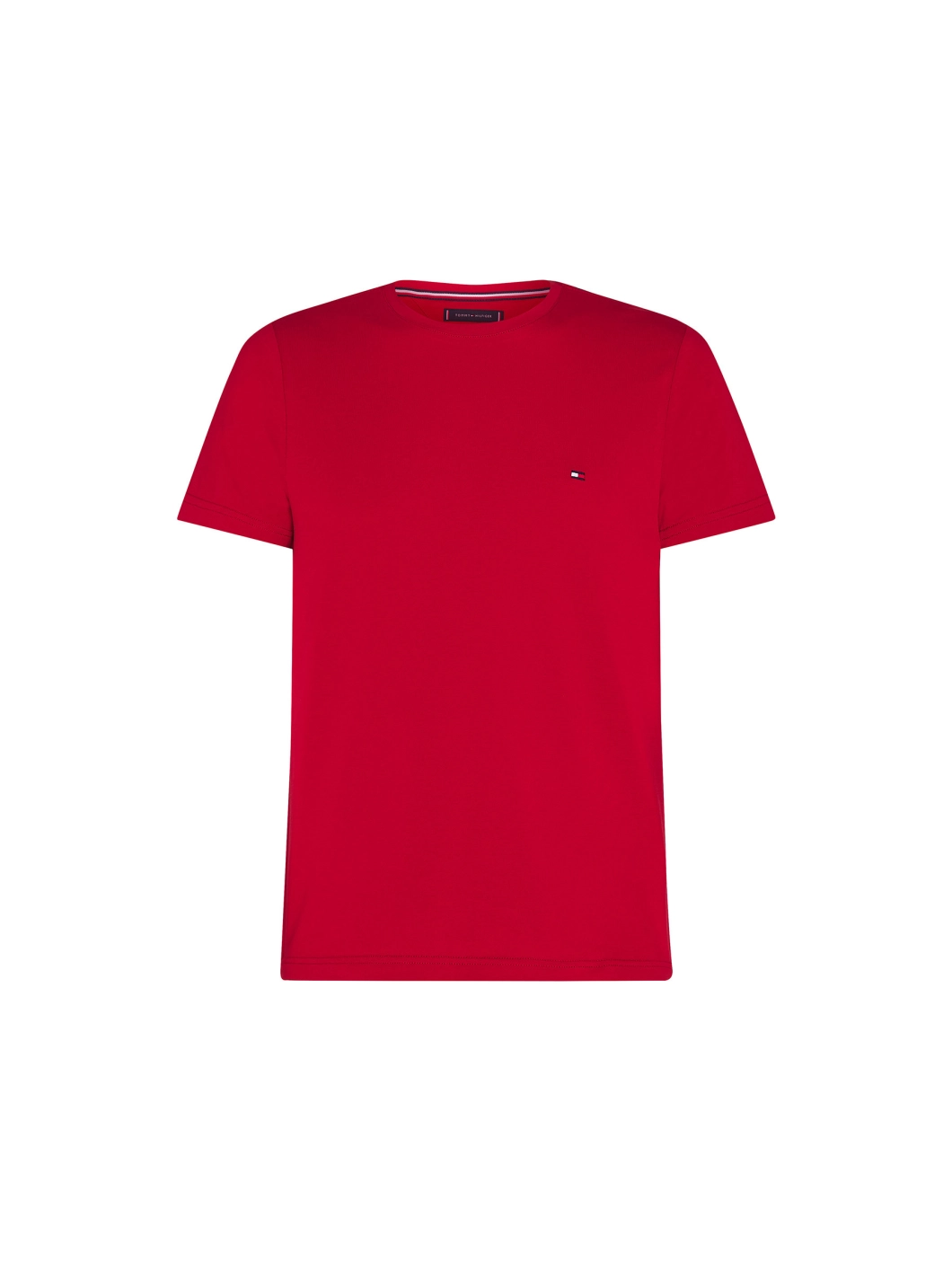 Tee-shirt Rouge Logo Drapeau Tommy Hilfiger Grande Taille  homme grande taille - Capelstore