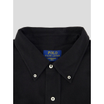 Chemise Maille Piquée Grande Taille Noire