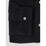 Chemise Maille Piquée Grande Taille Noire