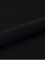 Chemise Maille Piquée Grande Taille Noire