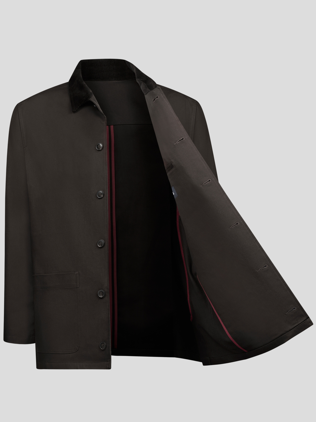 Veste Worker Marron Capel Grande Taille  homme grande taille - Capelstore