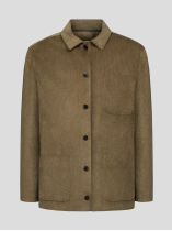 Veste Worker Velours Beige Capel Grande Taille  homme grande taille - Capelstore