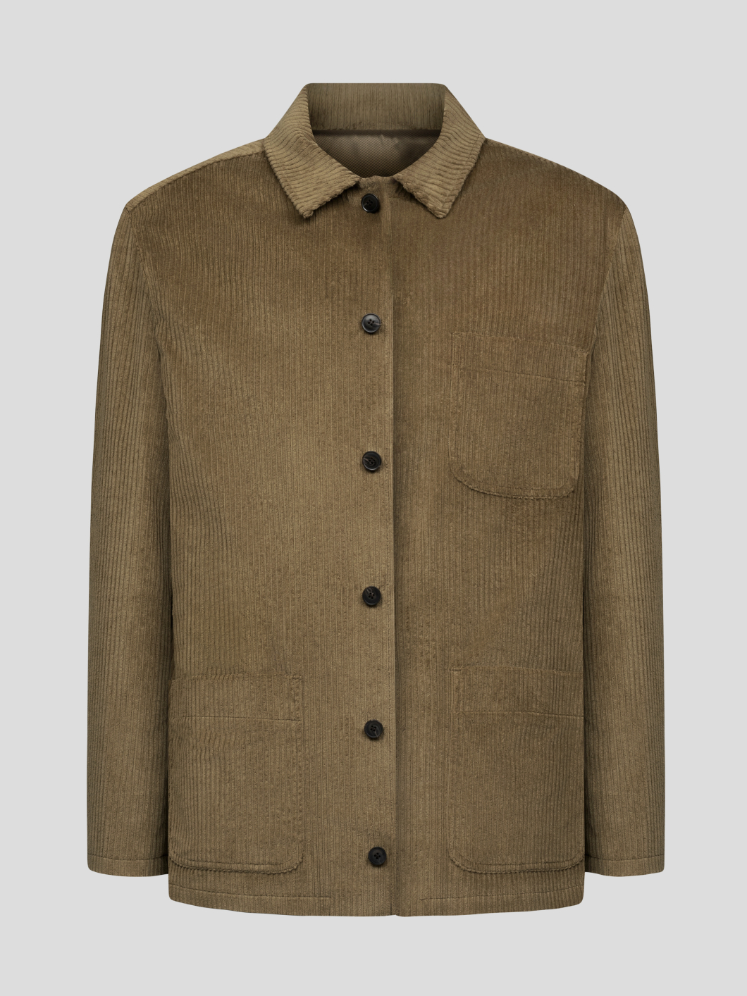 Veste Worker Velours Beige Capel Grande Taille  homme grande taille - Capelstore
