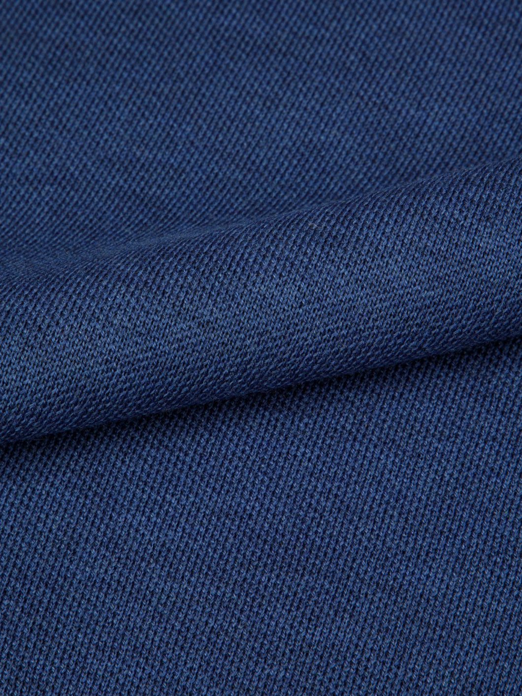 Pull Mérinos Col V Como Grande Taille Bleu