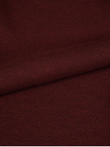 Pull Mérinos Col V Como Grande Taille Bordeaux