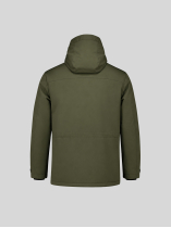 Blouson avec Capuche Amovible pour Homme Grand Kaki