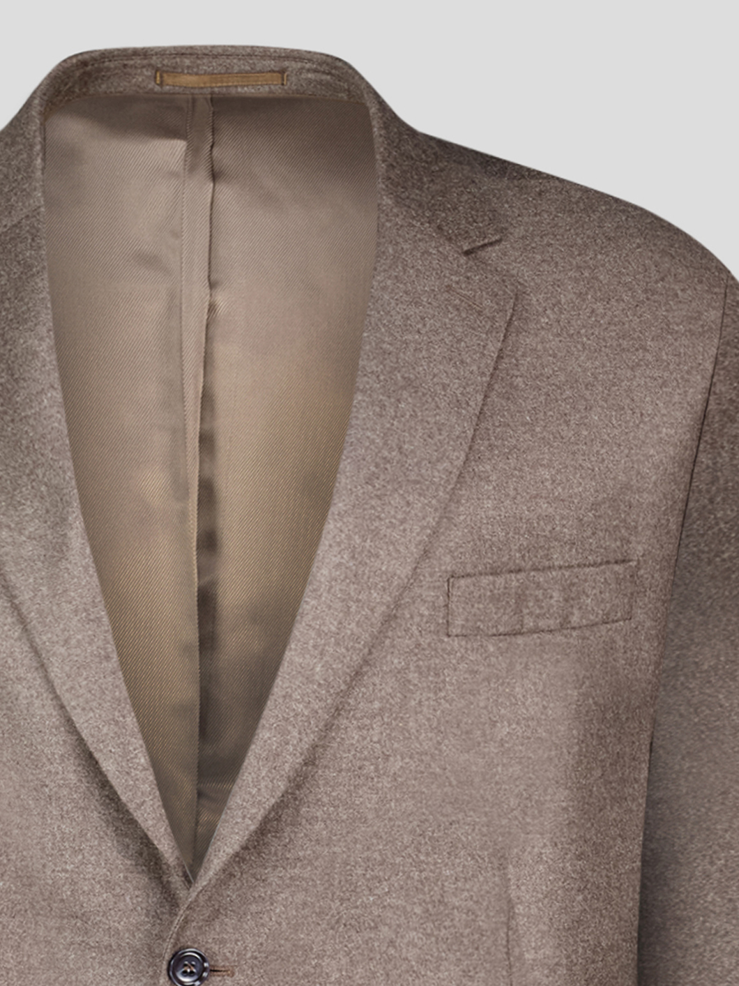 Veste Laine et Cachemire Grande Taille Marron Glacé