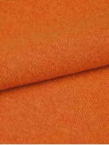 Pull Lambswool Col Camionneur Lino Grande Taille Orange