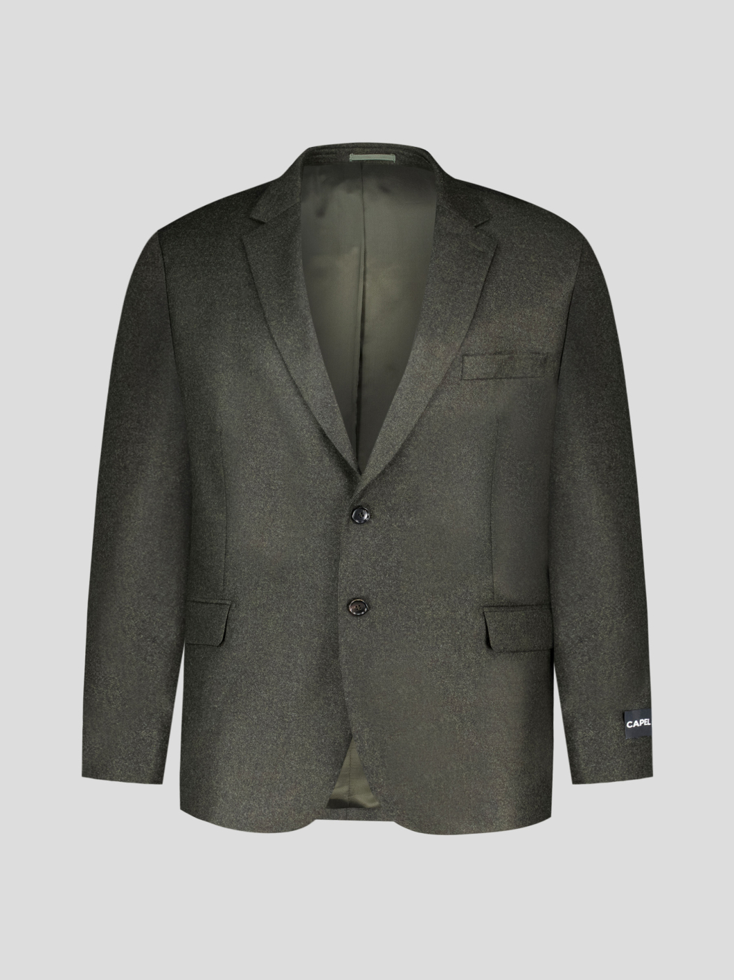 Veste Laine et Cachemire Grande Taille Kaki