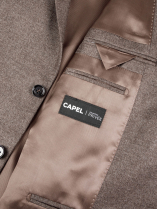 Veste Laine et Cachemire pour Homme Grand Marron Glacé