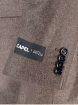 Veste Laine et Cachemire pour Homme Grand Marron Glacé