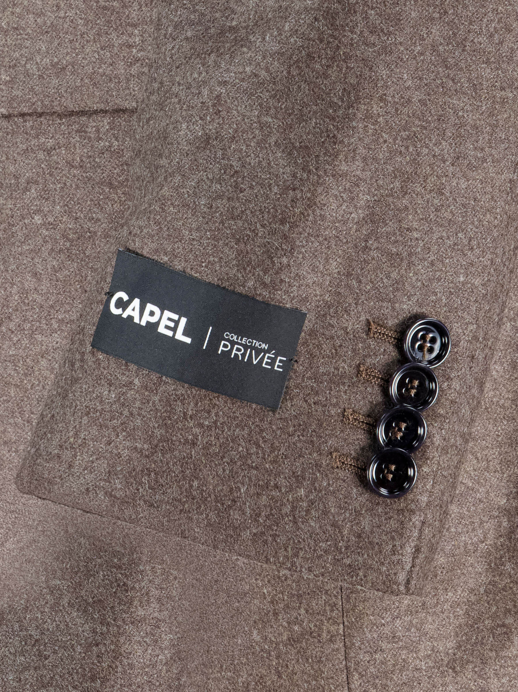 Veste Laine et Cachemire pour Homme Grand Marron Glacé