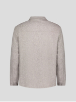 Veste Worker Lainage Chevron Grande Taille Beige
