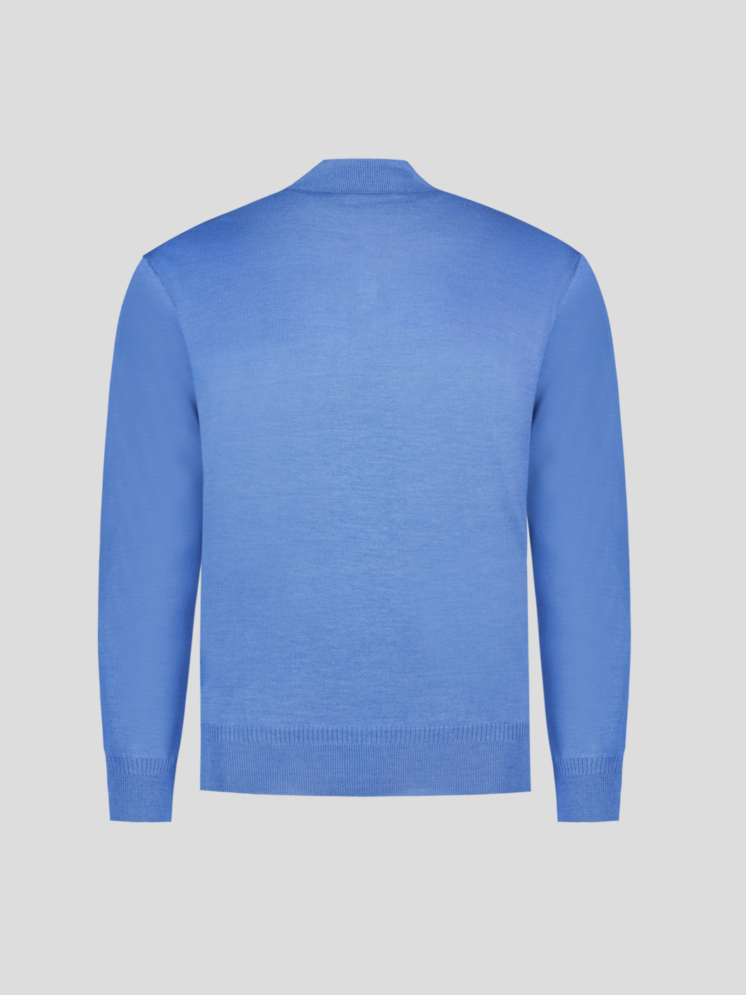 Pull Mérinos Col Camionneur Lino Grande Taille Bleu