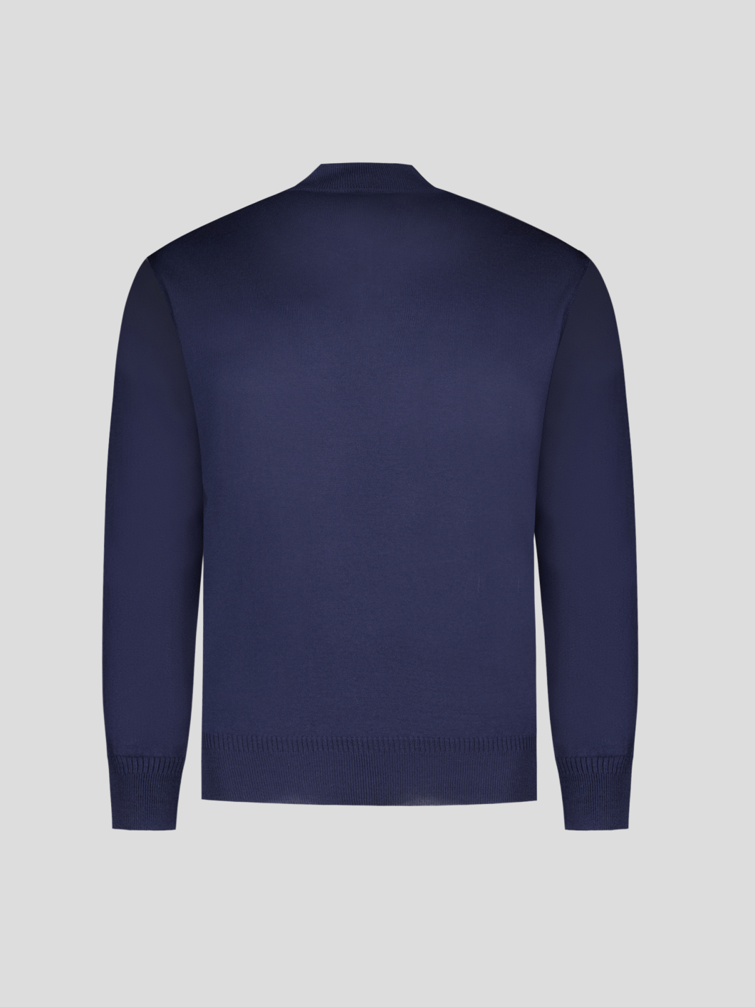 Pull Mérinos Col Camionneur Lino pour Homme Grand Marine