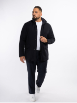Parka Demi-Saison Multipoches Grande Taille Marine