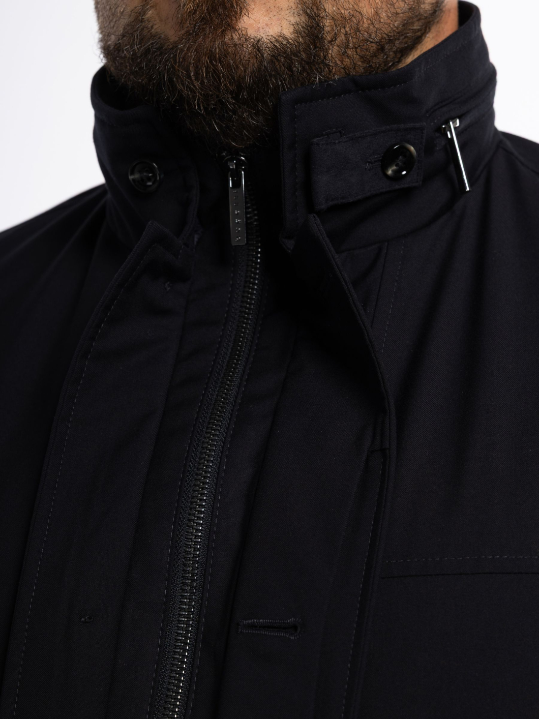 Parka Demi-Saison Multipoches Grande Taille Marine