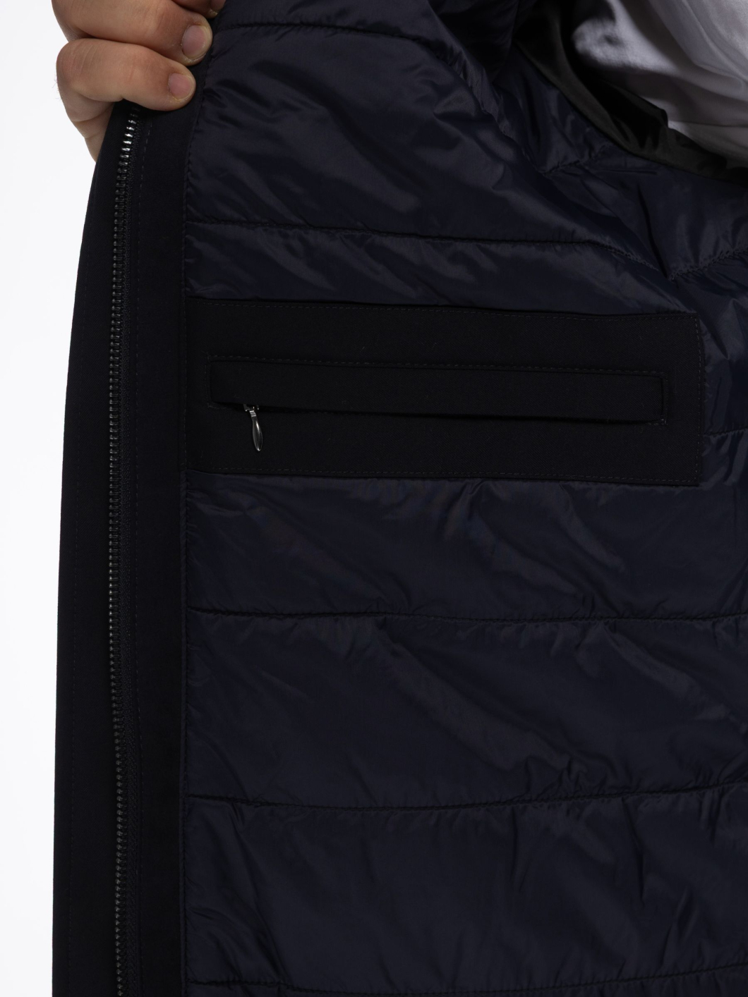 Parka Demi-Saison Multipoches Grande Taille Marine