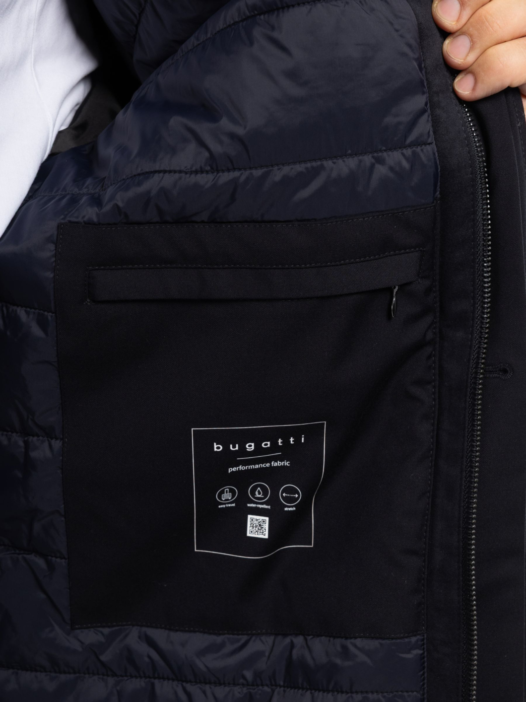Parka Demi-Saison Multipoches Grande Taille Marine