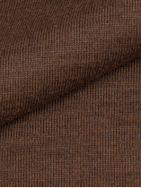 Pull Mérinos Col Camionneur Lino Grande Taille Marron