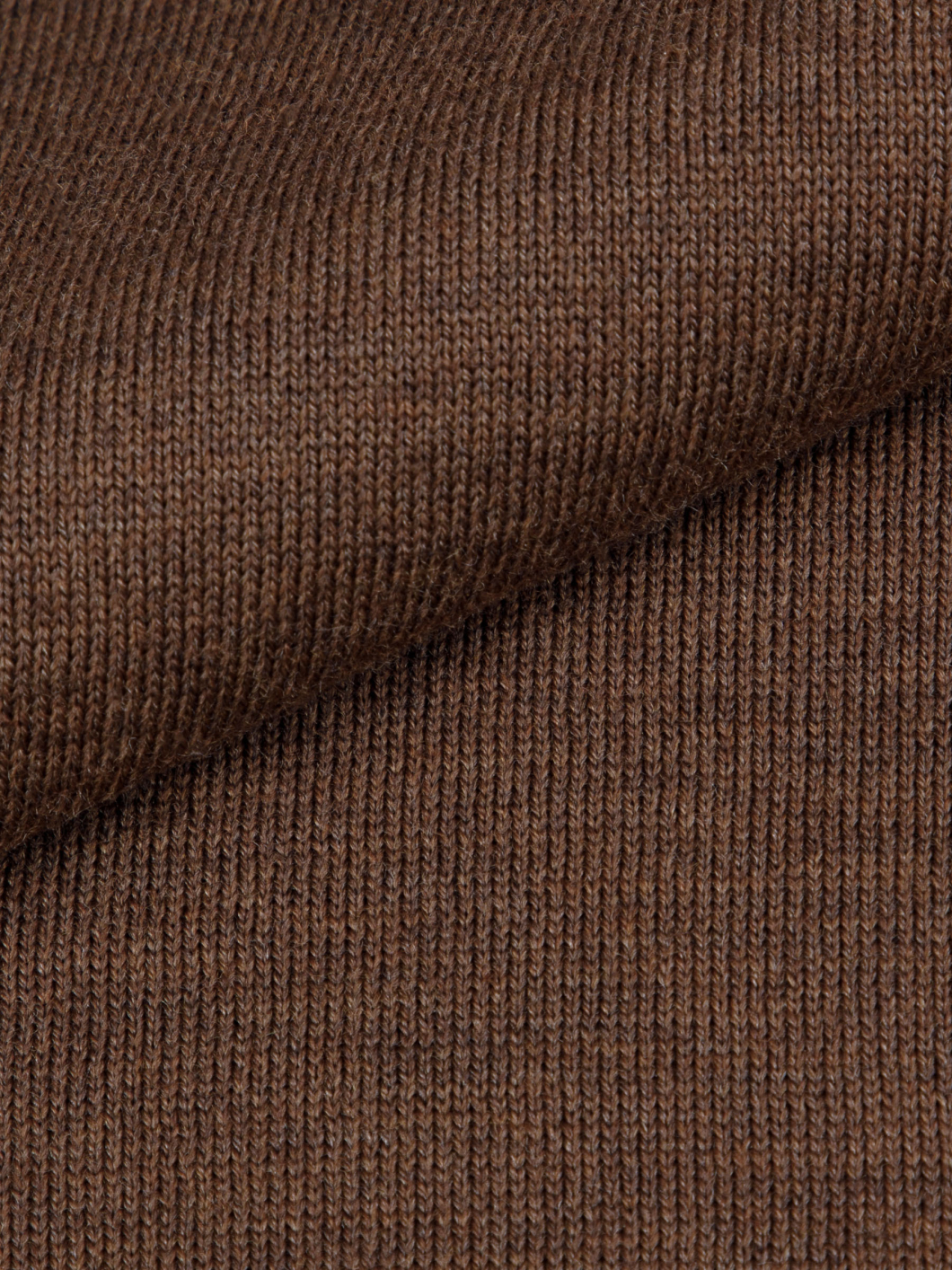 Pull Mérinos Col Camionneur Lino Grande Taille Marron