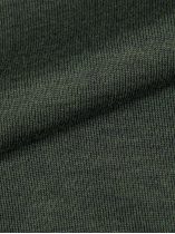 Pull Mérinos Col Camionneur Lino Grande Taille Kaki