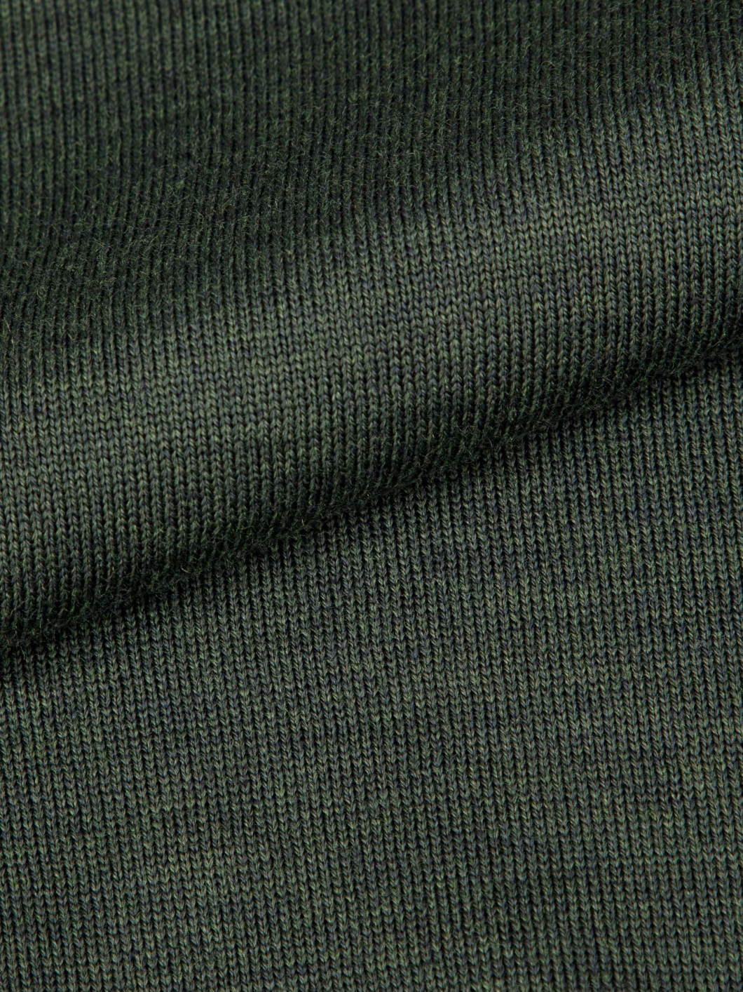 Pull Mérinos Col Camionneur Lino Grande Taille Kaki