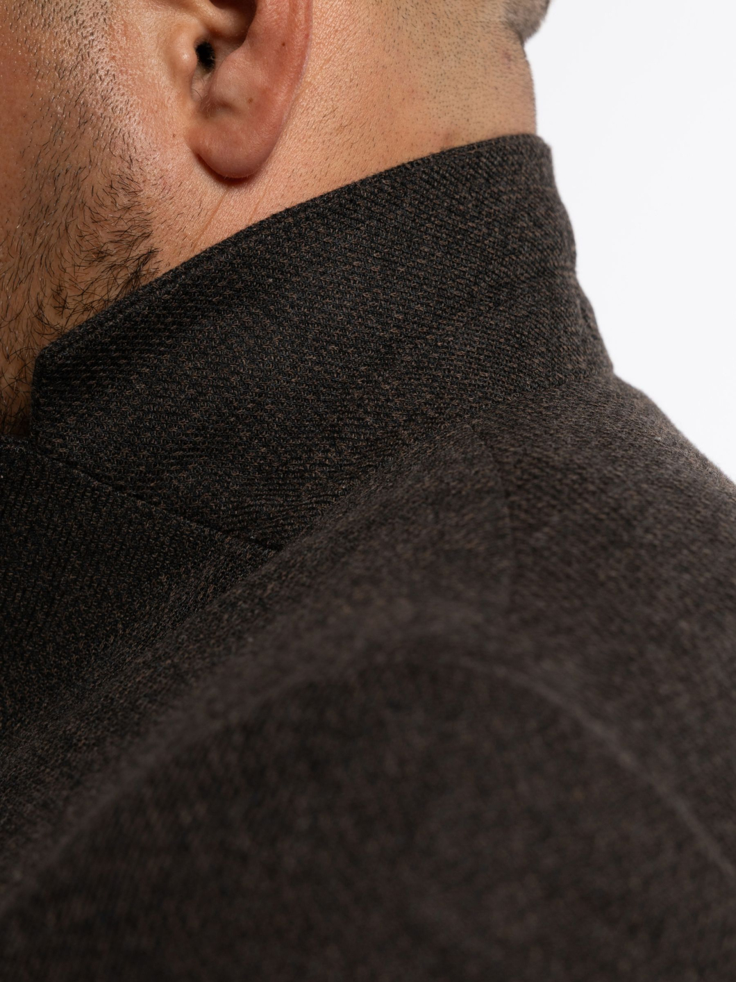 Veste Structurée Doublée Grande Taille Marron