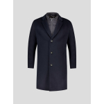 Manteau avec Parmenture Amovible Grande Taille Noir