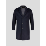 Manteau avec Parmenture Amovible Grande Taille Marine