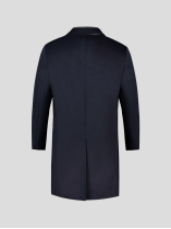 Manteau avec Parmenture Amovible Grande Taille Marine
