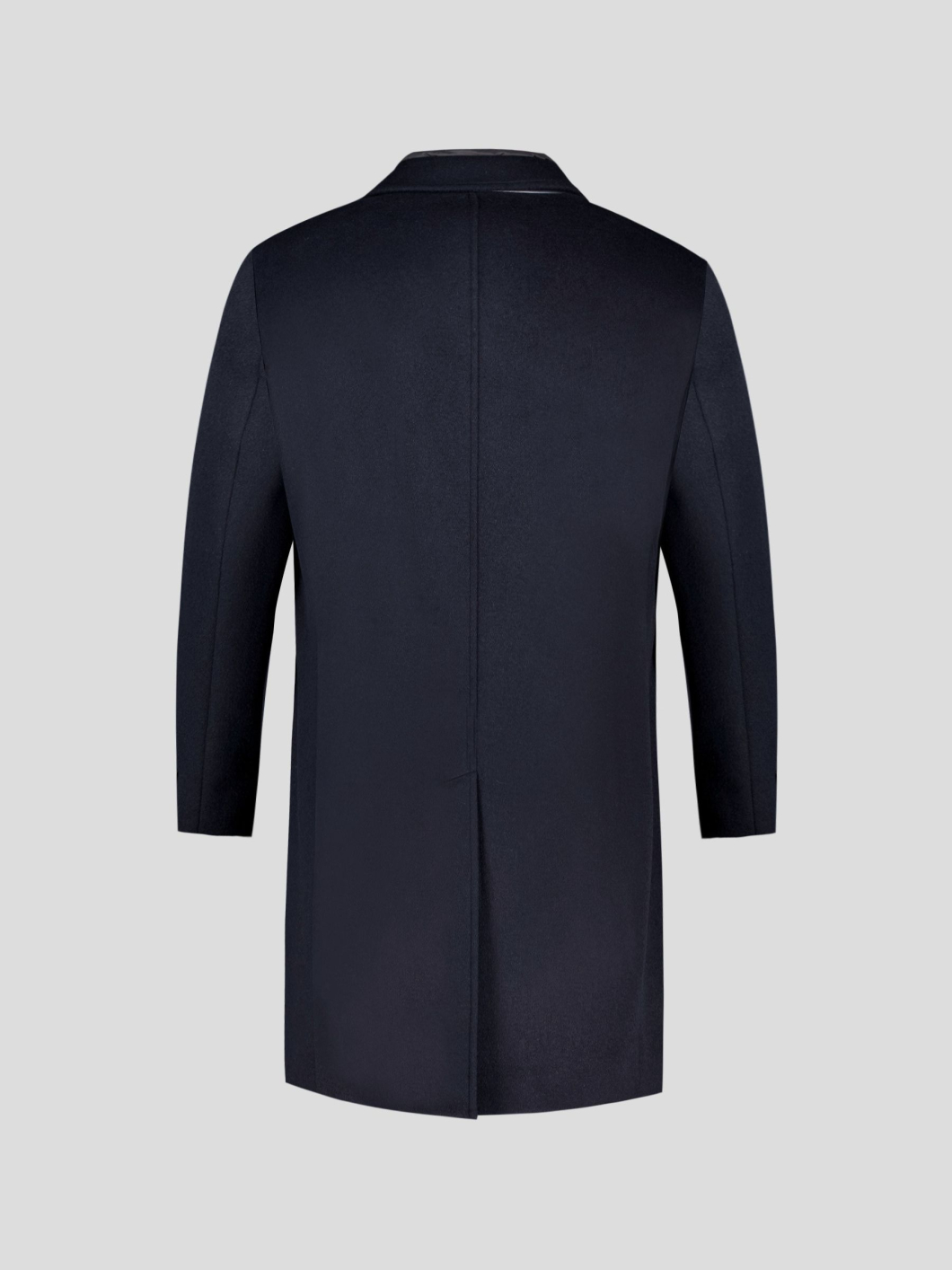 Manteau avec Parmenture Amovible Grande Taille Marine