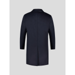 Manteau avec Parmenture Amovible Grande Taille Marine