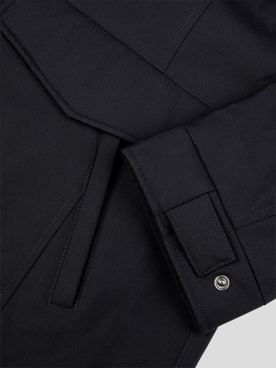 Parka Demi-Saison Multipoches Grande Taille Marine