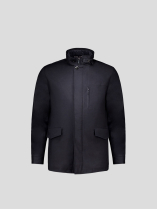 Parka Demi-Saison Multipoches Grande Taille Marine